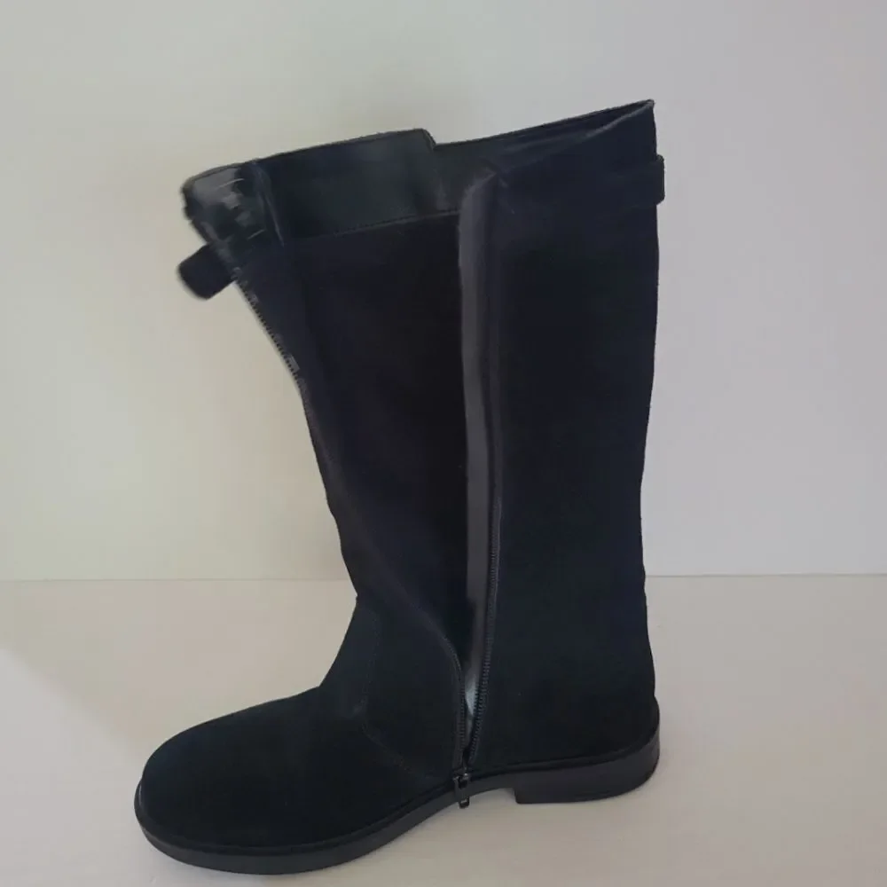 Lands' End Black Women's Suede Boots